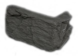 Umělý kámen rohový Shale šedý